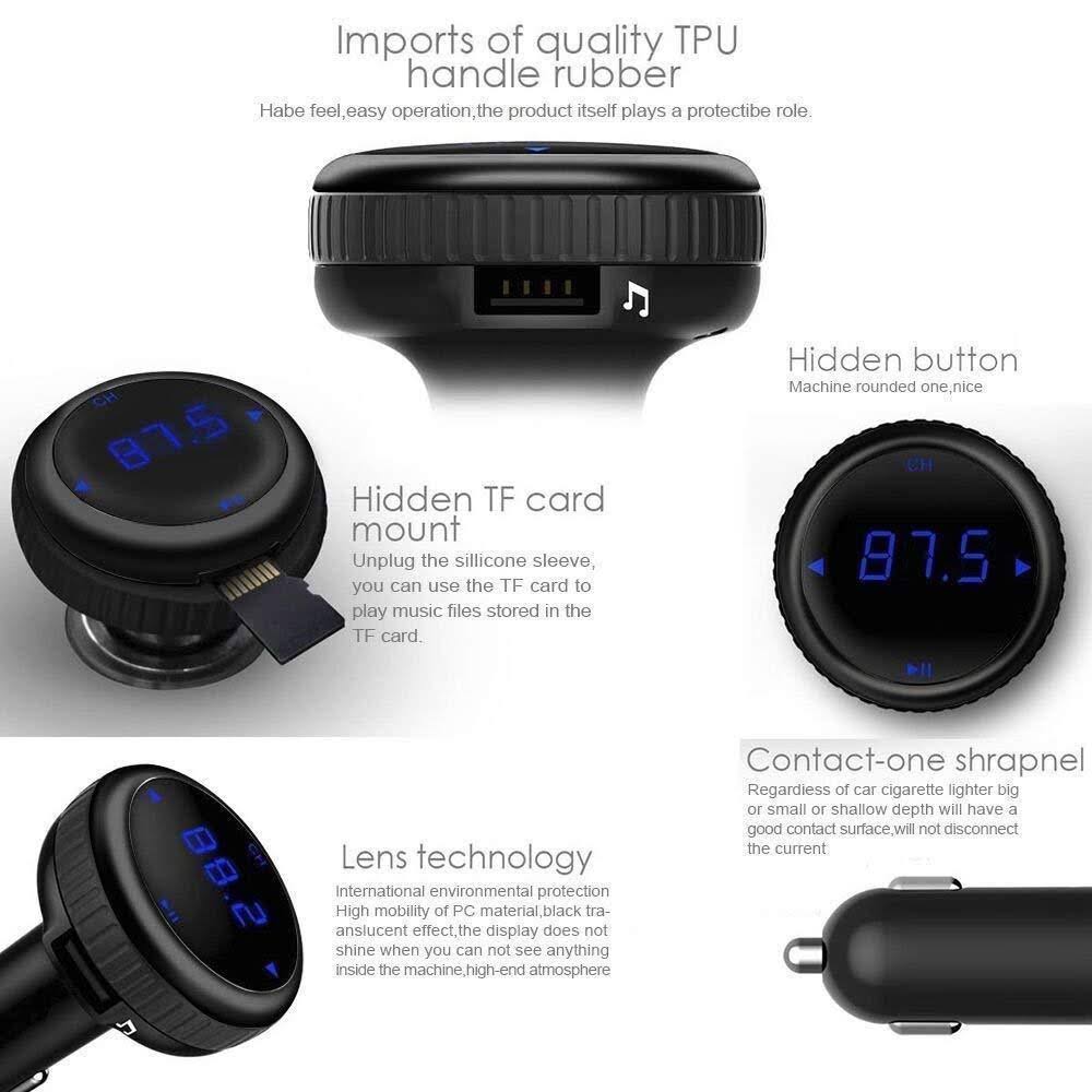 Bluetooth FM Transmitter Car Kit E384