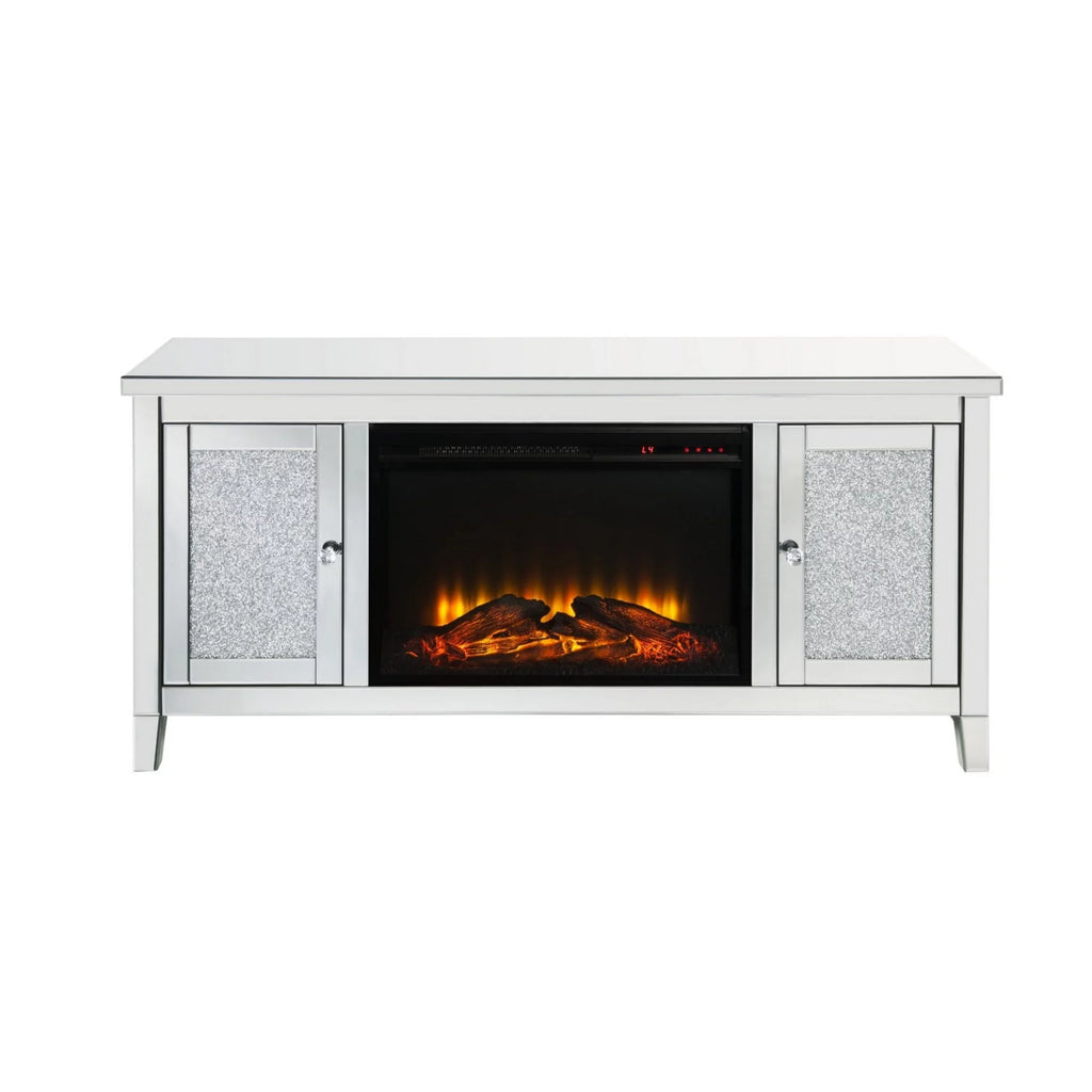 Electric Fireplace TV Stand with Mirror Panel G800575