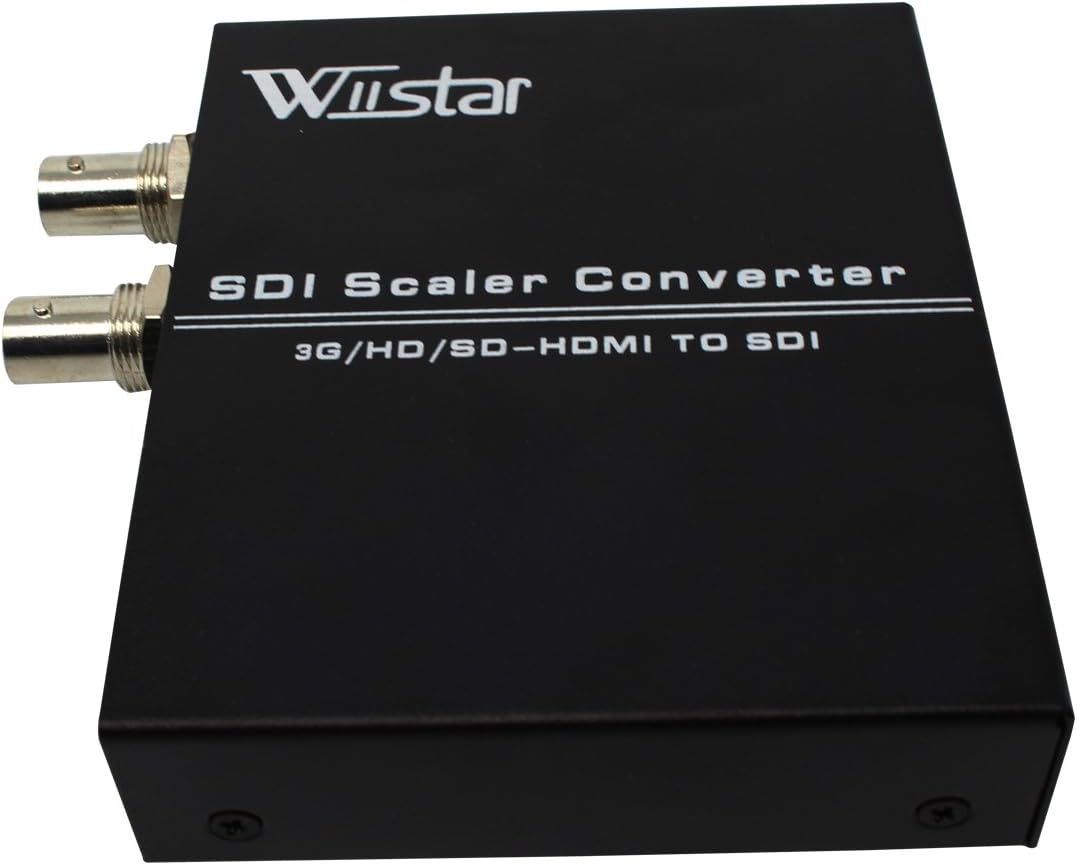 HDMI to SDI Audio Video Converter with Two SDI Outputs, 1080P, Black, Pack of 2 C164337