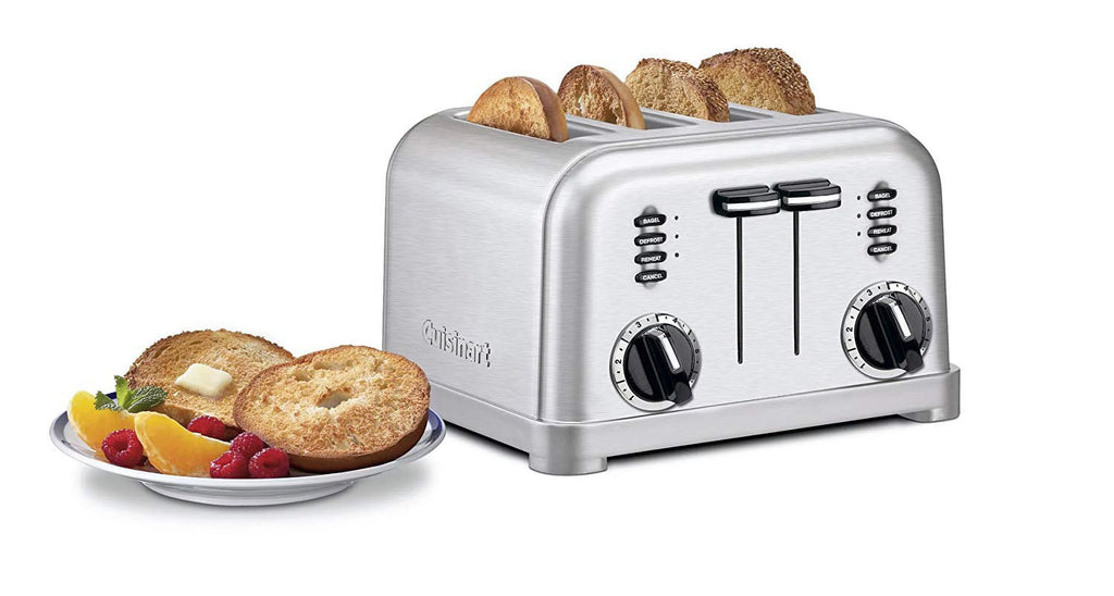 Brushed Stainless 4 Slice Toaster R766
