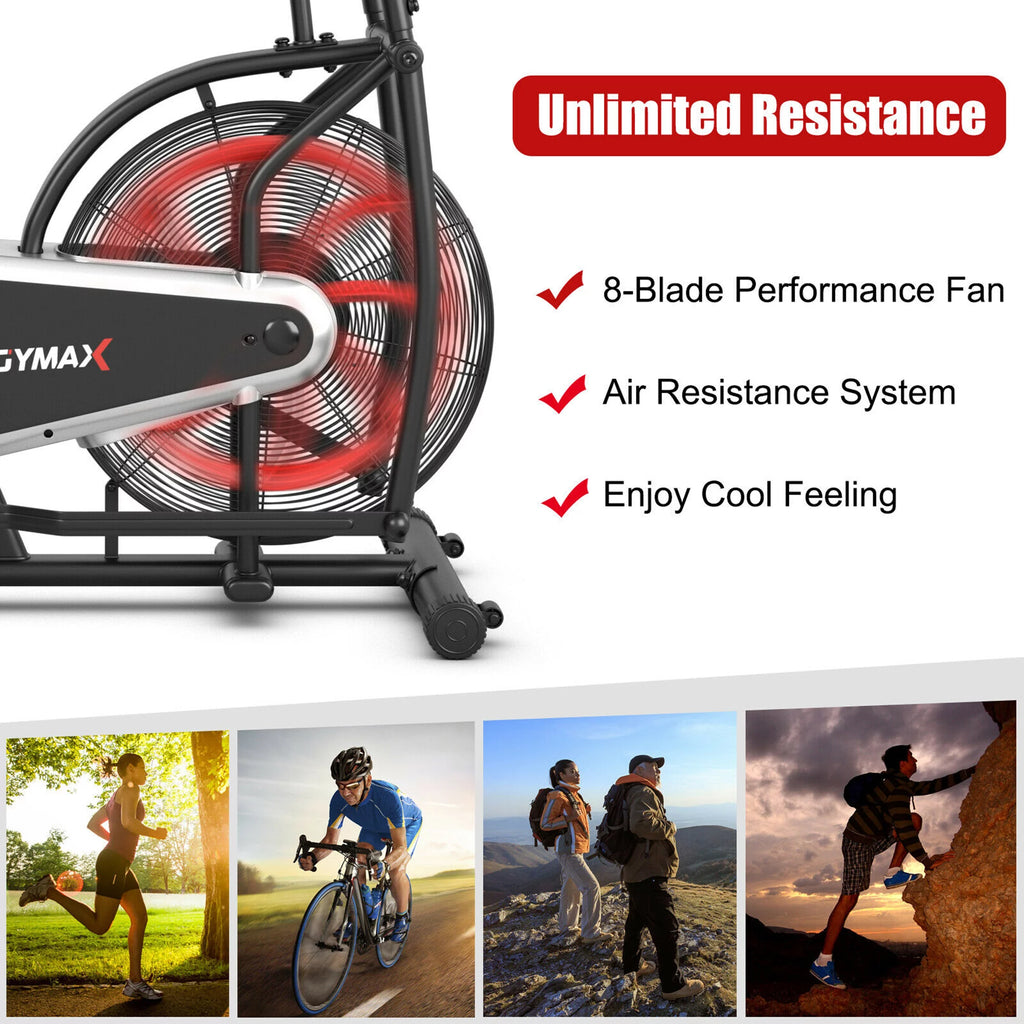 Fan Exercise Bike with LCD Display J55524