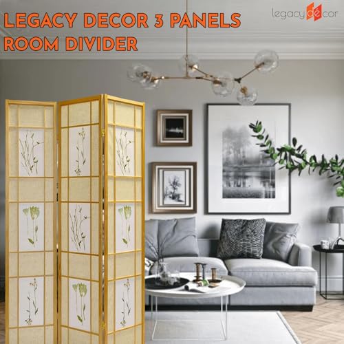 3 Panel Portable Foldable Freestanding Room Divider Screen K219423