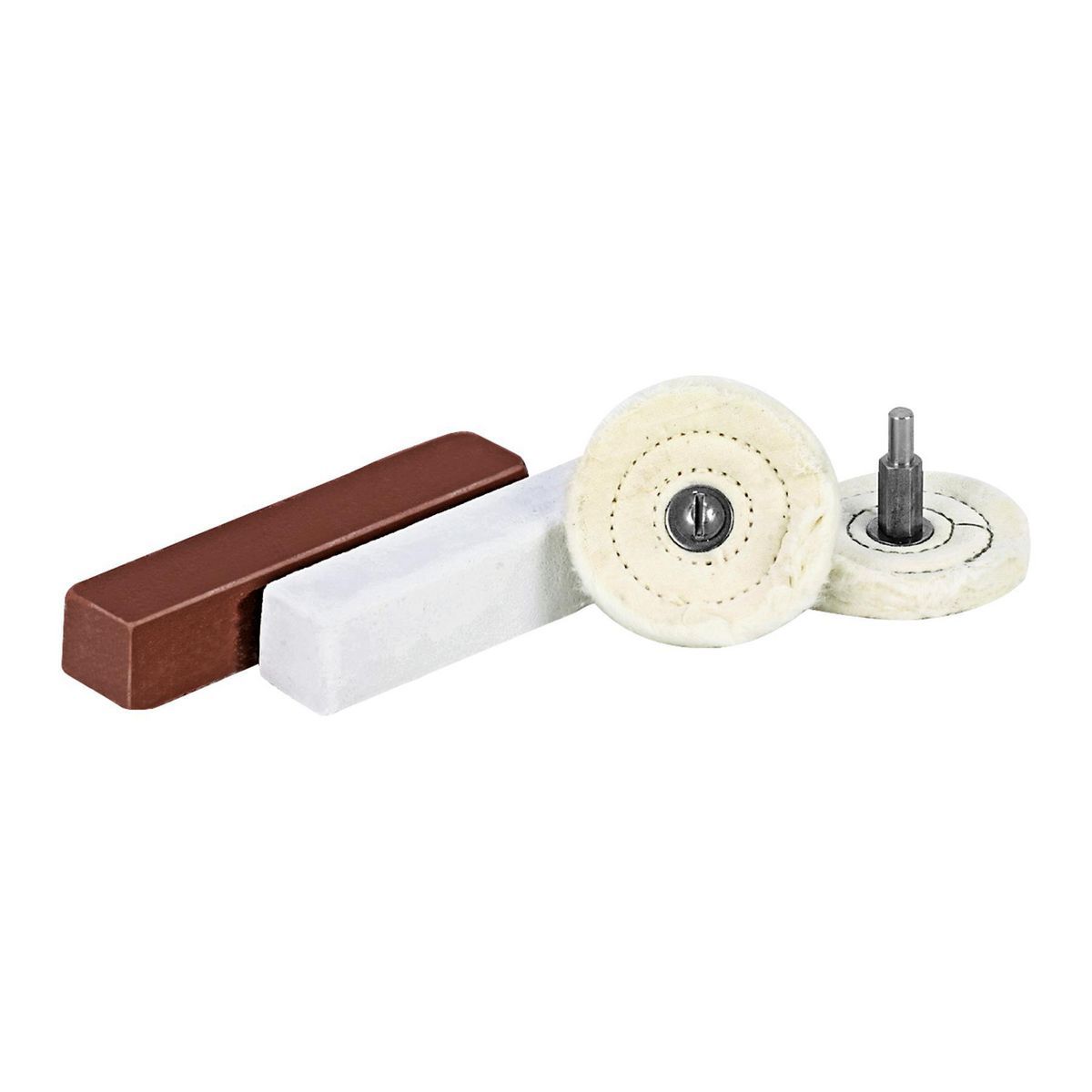 2-1/2 in. Polishing and Buffing Kit with 1/4 in. Shank, 4-Piece W34951