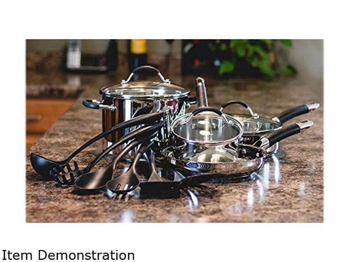 13-Piece Stainless-Steel Cookware Set D853085