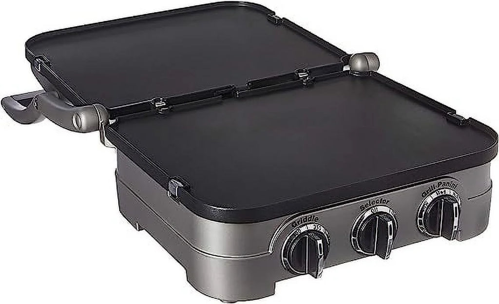 Silver 5 in 1 Countertop Griddle & Grill C172758