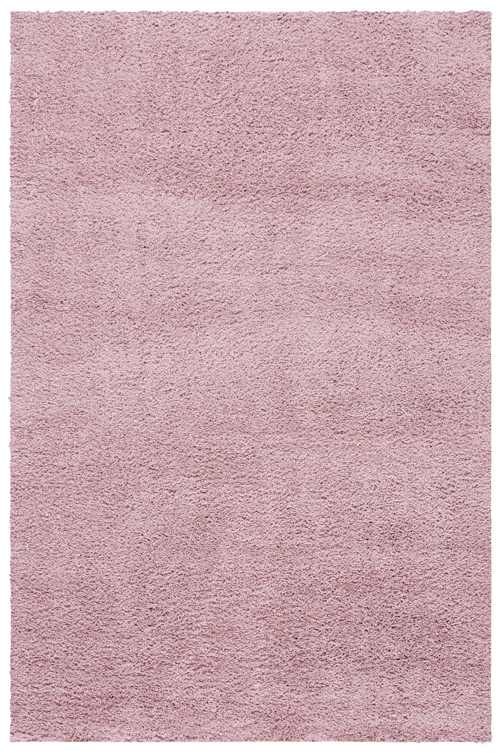 Pink Plush Shag Area Rug L555