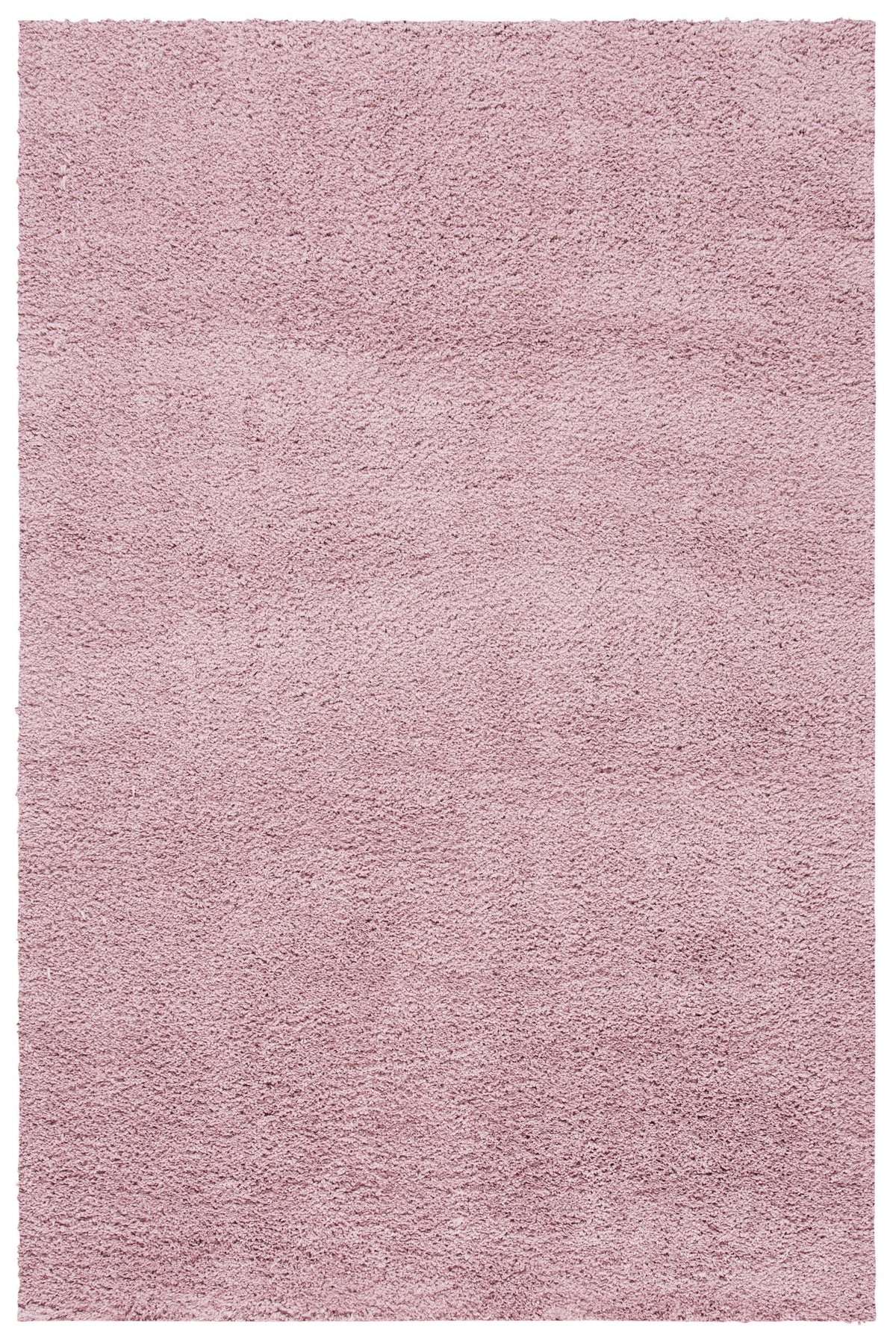 Pink Plush Shag Area Rug L555