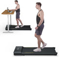 0.6-3.8 MPH 2 in 1 Walking Treadmill White O4717