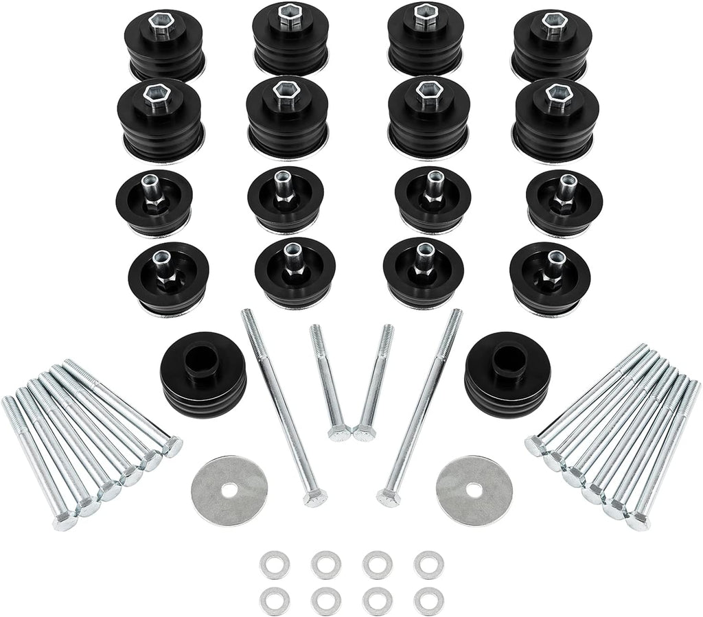 Ford Body Mount Bushing Kit with Steel Sleeves & Hardware C609017