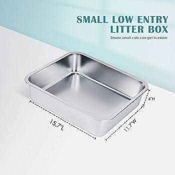 Stainless Steel Cat Litter Box J384