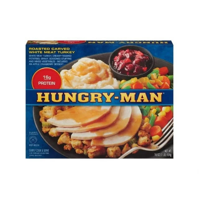 16 oz Pack of 8 Roasted Carved Turkey Dinner C302099