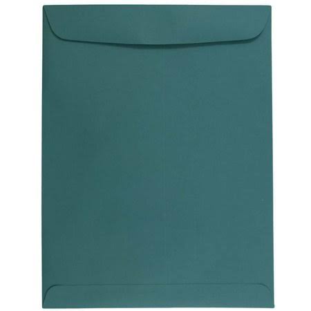 Teal Open End Catalog Envelopes, 10 x 13, 100/Pack W88445
