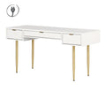White Engineered Wood Desk F9277