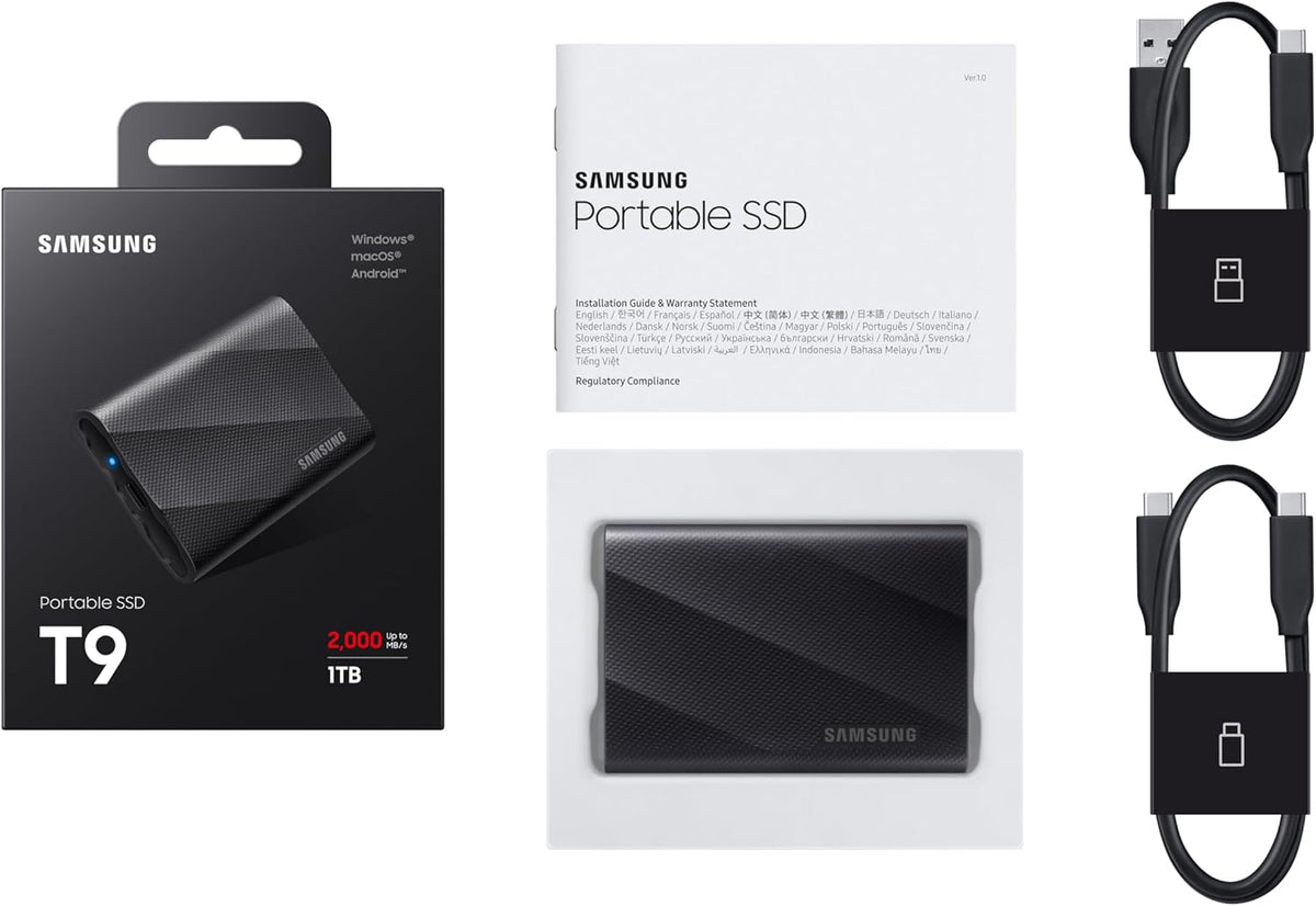 1TB Portable SSD USB 3.2 Gen 2x2 External Solid State Drive D253