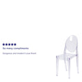 4pk Transparent Crystal Stack Chair C593