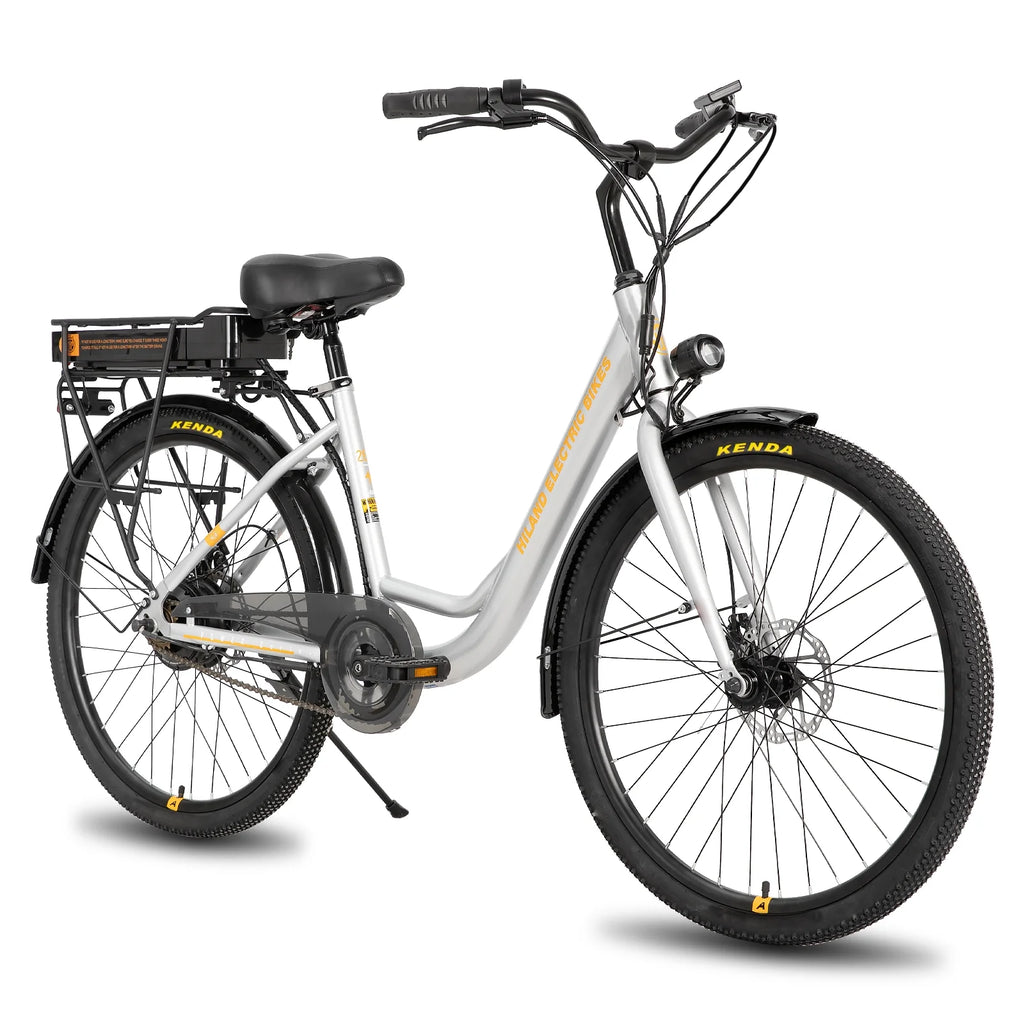 Electric Cruiser Bike 26 36V 7.8 Ah Removable Battery 500W Black G98022