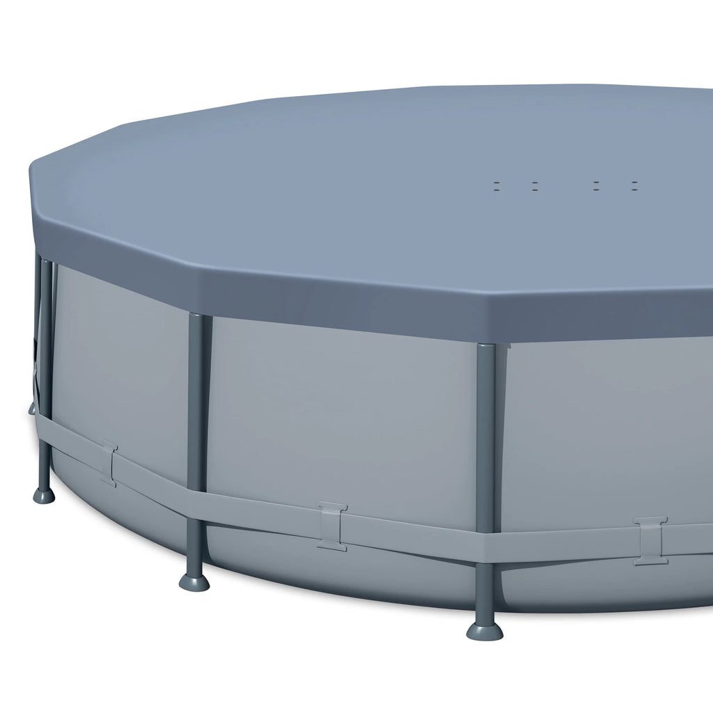 14 ft Round Metal Frame Above Ground Swimming Pool N242741