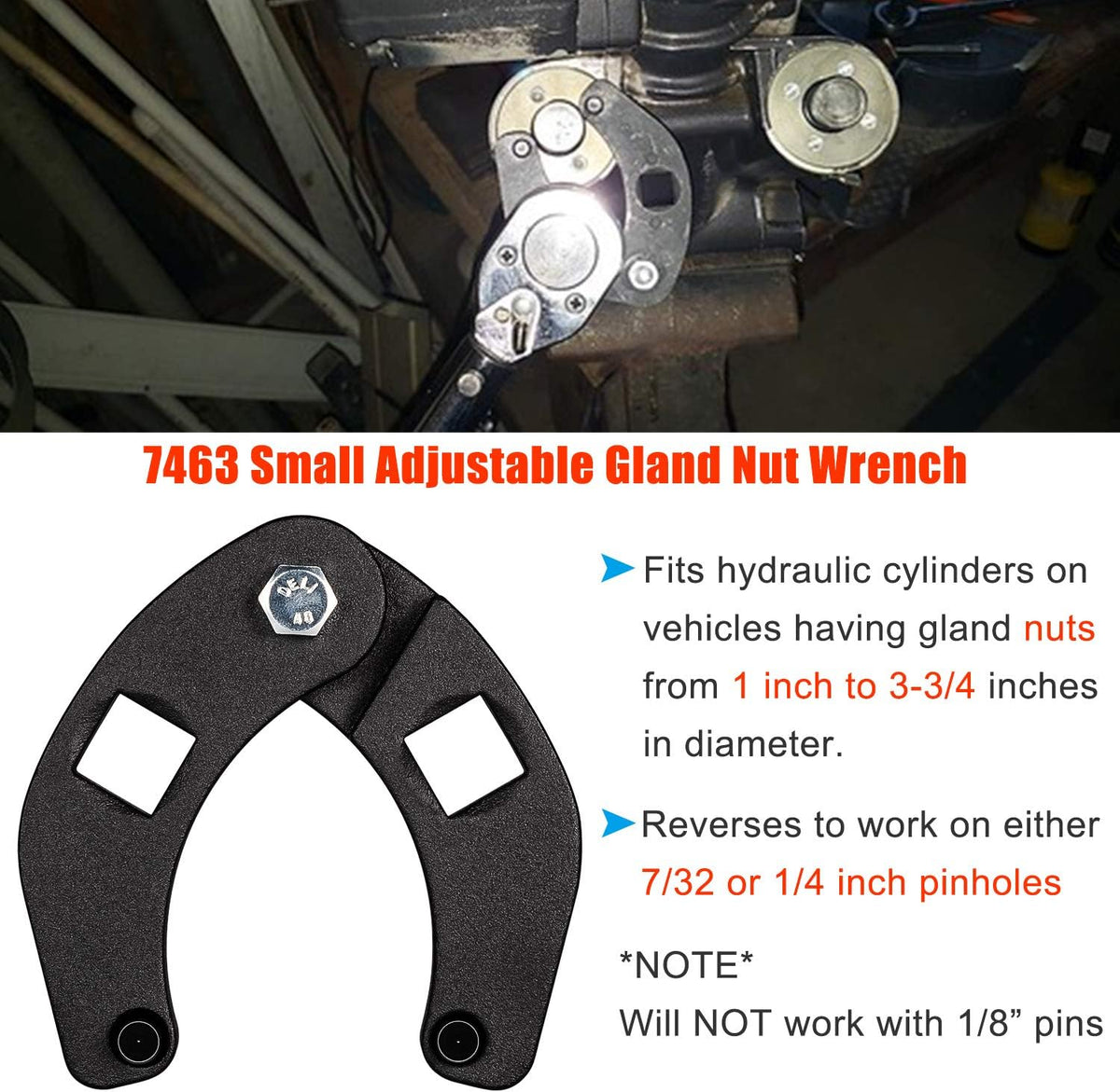 Adjustable Gland Nut Wrench Set of 2 G29819