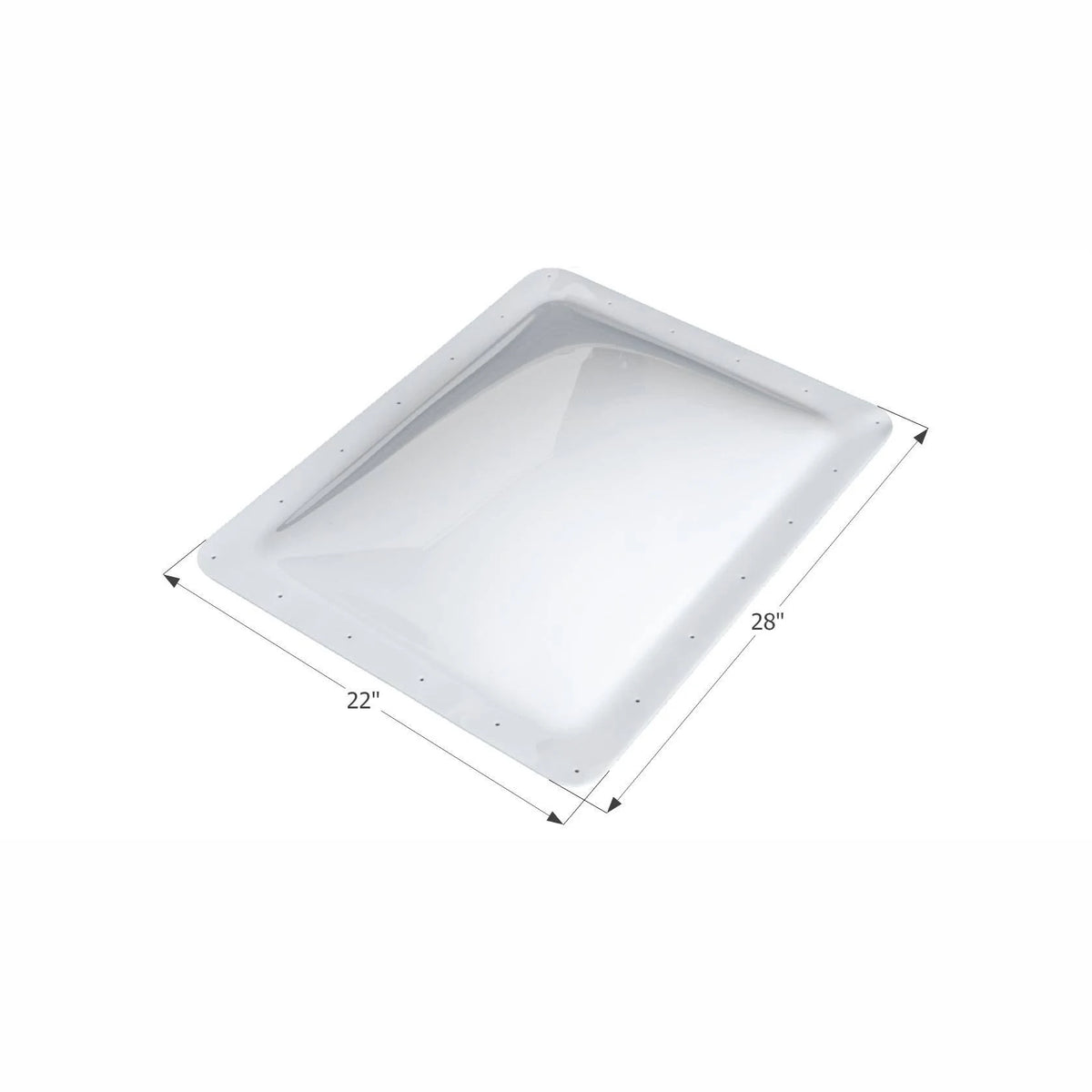 White RV Skylight E567