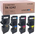 Toner Cartridge 4 Pack for Kyocera ECOSYS P5026cdn P5026cdw M5526cdn M5526cdw Printer X78868