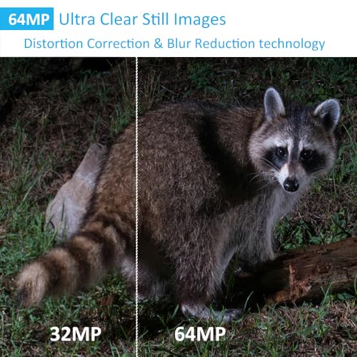 4K 64MP Trail Camera with Night Vision L423