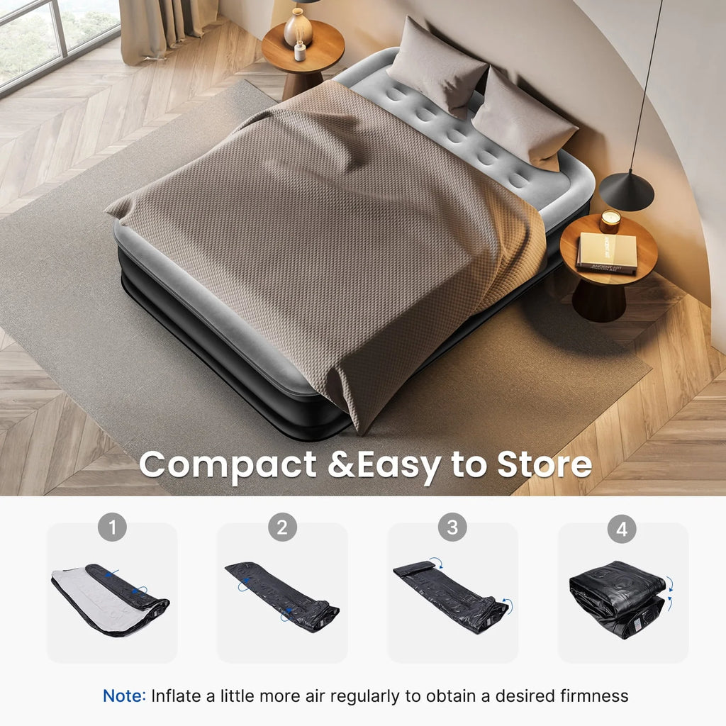 Queen Air Mattress with Built-in Electric Pump L34892