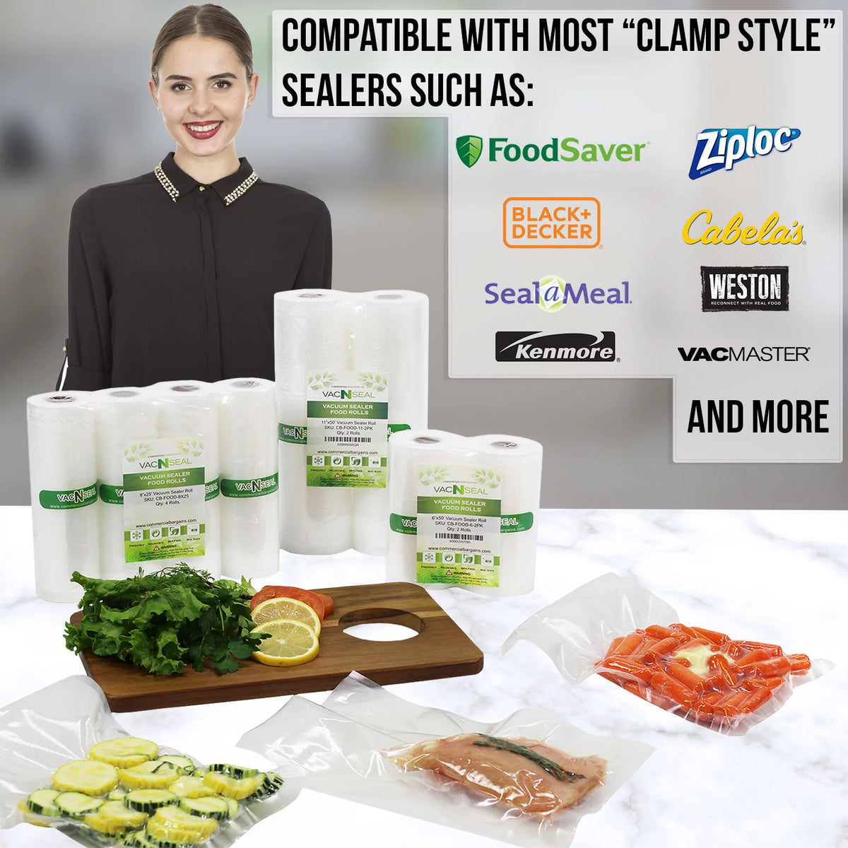 11"x14" Vacuum Food Sealer Bags O2461