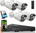 8 Channel POE Security Camera System with 4 IP67 Waterproof Cameras K744
