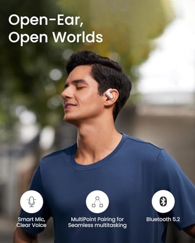 Black Open-Ear True Wireless Earbuds I285642