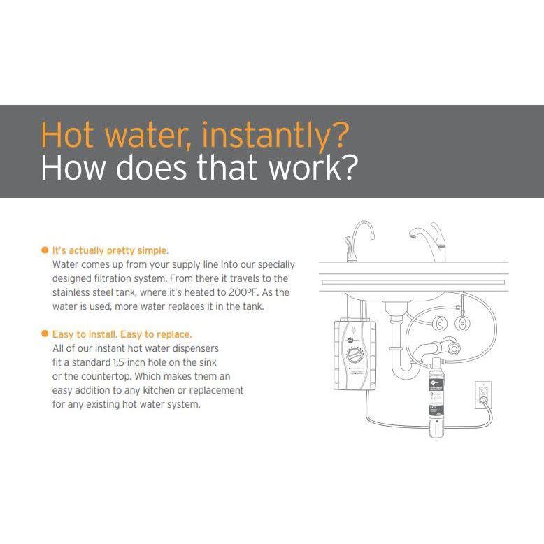 Brushed Bronze Hot Water Dispenser D486708