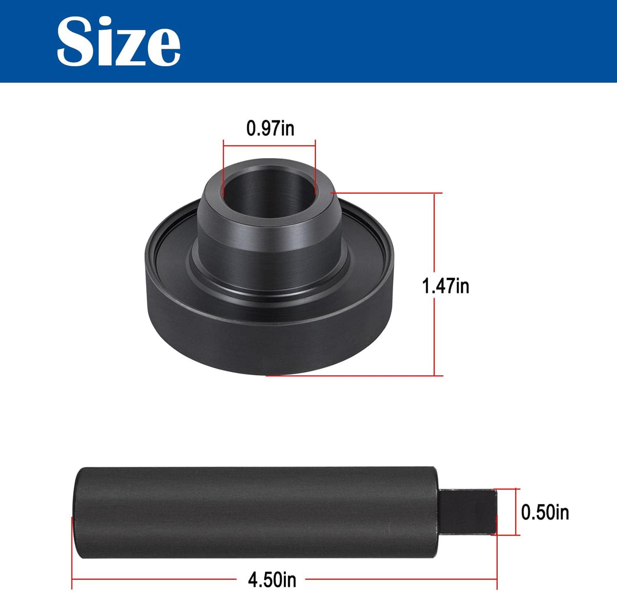 Front Inner Axle Seal Installer Pack of 2 C488973
