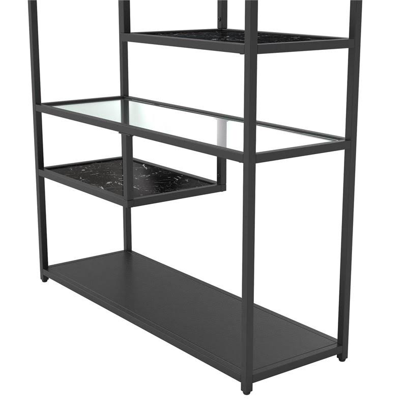 Black Marble Bookcase Etagere N163