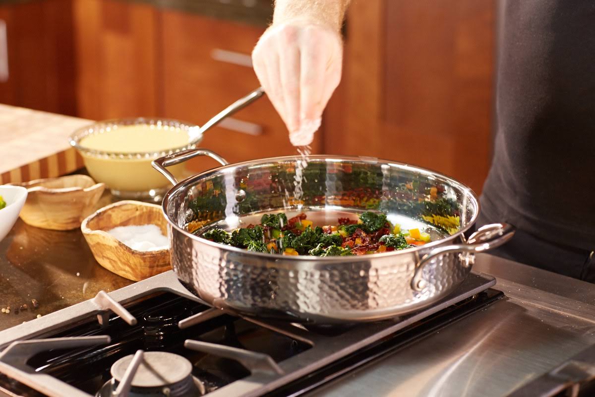 3 Quart Covered Stainless Steel Casserole C265782