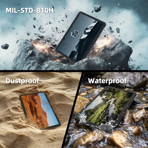 10.95 inch Android 14 Rugged Tablet 8GB+128GB IP68 Waterproof V956064