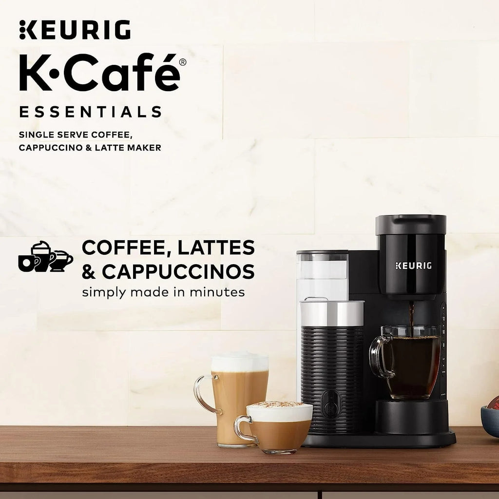 Black Single Serve Coffee, Latte and Cappuccino Maker O307224