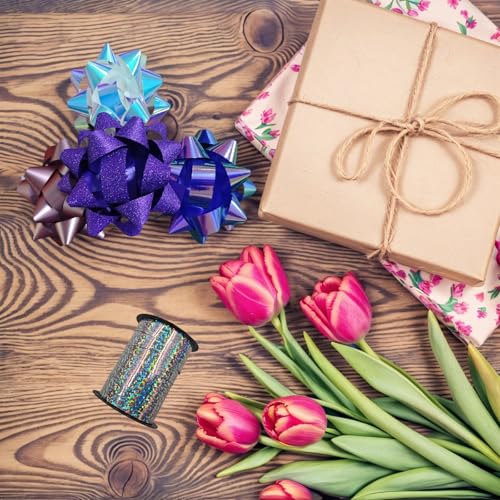 16 Gift Bows with 2 Rolls Curling Ribbons A4447