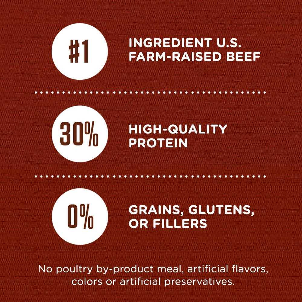 Natural Dry Dog Food with Beef G284