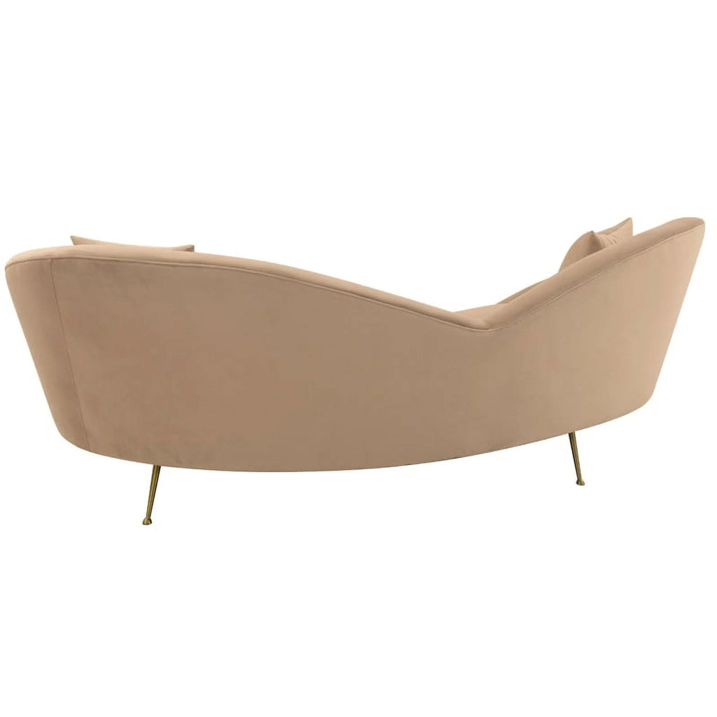 Upholstered Fabric and Metal Sofa C329307
