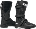 Black/White Youth Motocross Offroad Riding Boots U644