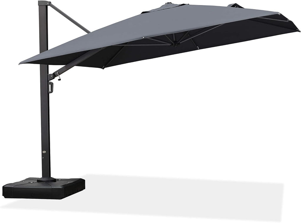 Grey Offset Patio Umbrella O502