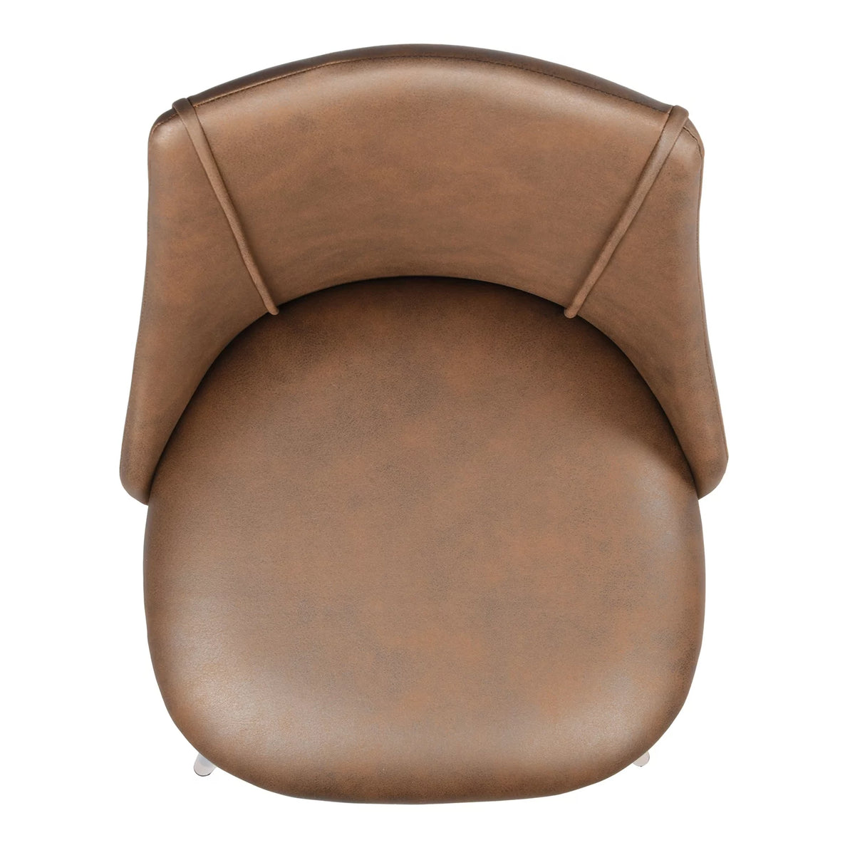 Upholstered Faux Leather Dining Chairs Set of 2 P4640