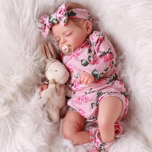 20 inch Sleeping Realistic Newborn Baby Doll with Soft Body K4033