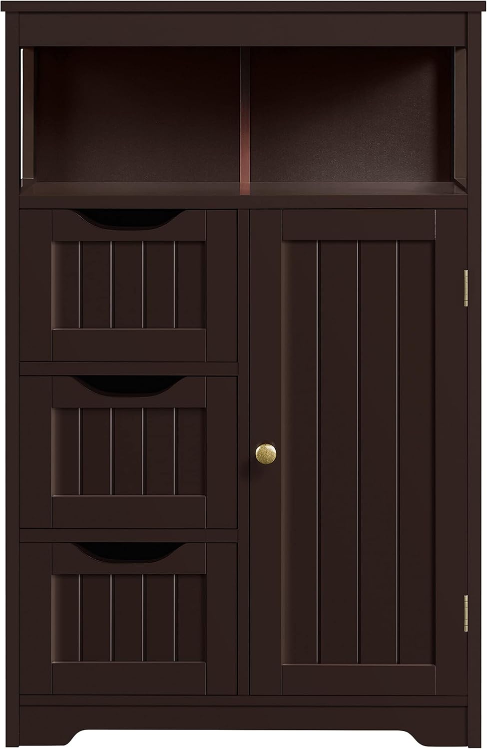 Navy Blue Wooden Storage Cabinet Y181144