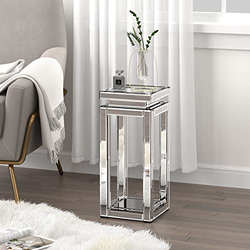 Mirrored End Table Coffee Table Side Table Q492