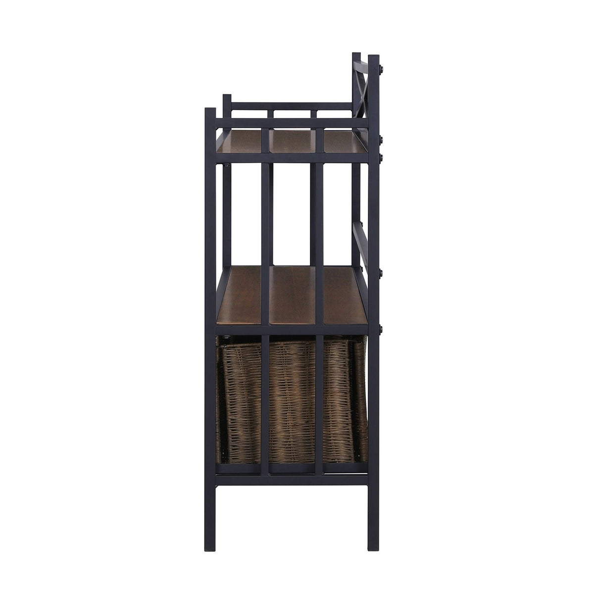 Rustic Brown Bakers Rack B84607
