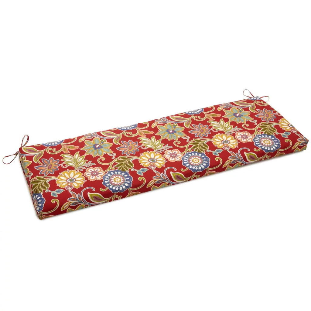 Solid Outdoor Spun Polyester Bench Cushion A34659