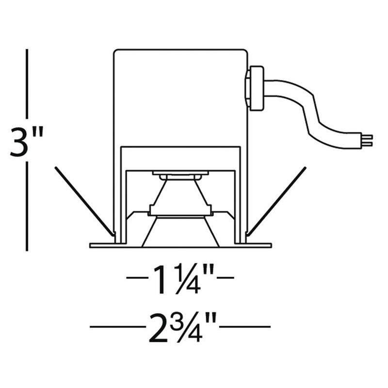 Miniature Recessed Task Light J4691