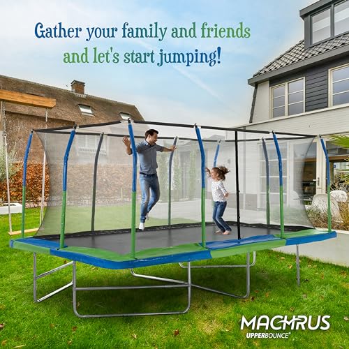 Rectangle Trampoline with Enclosure System O9161
