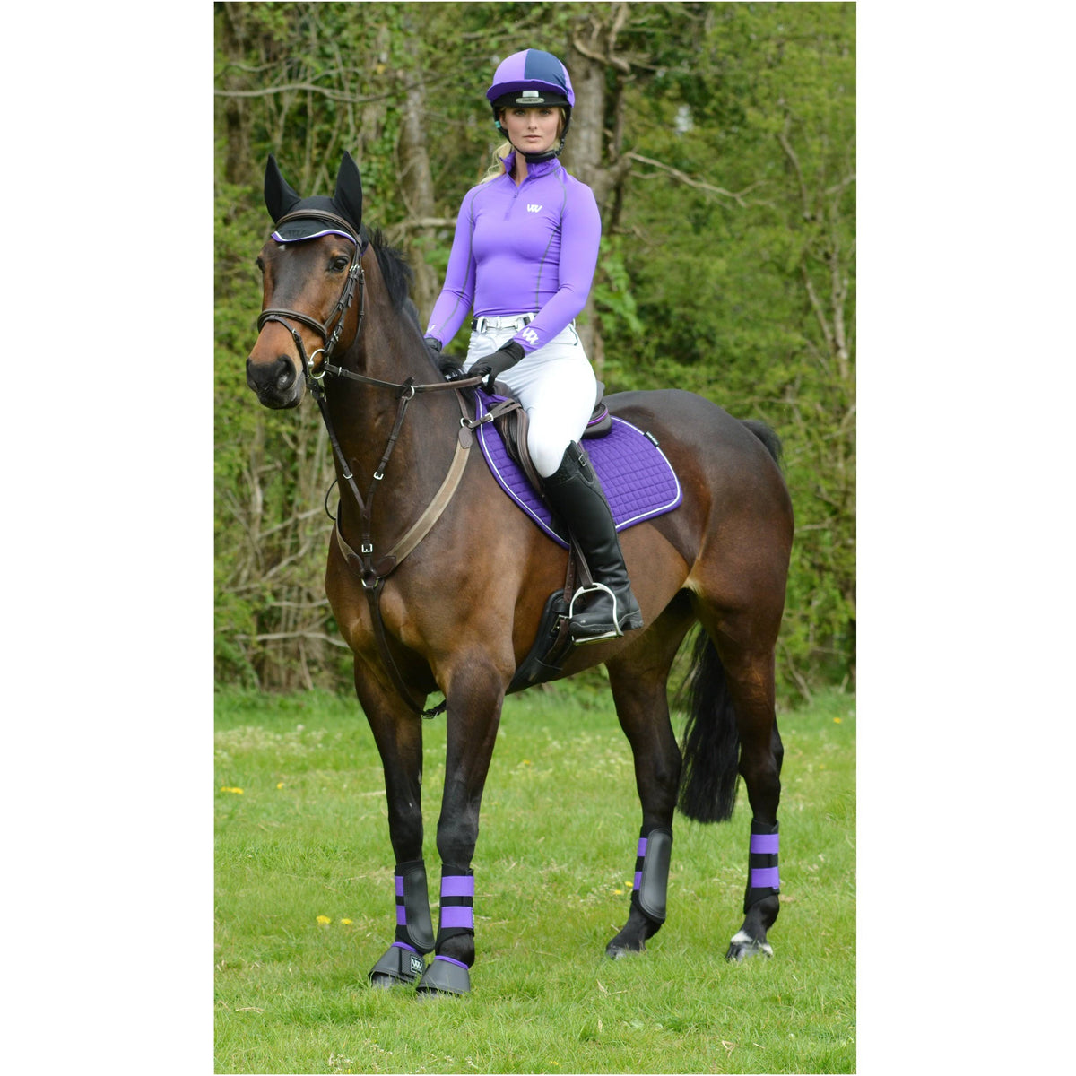 Violet Close Contact Saddle Pad O270513