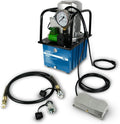 Electric Hydraulic Pump Power Pack Unit 2 Stage Single Acting 110v 10k psi 488 Cubic in Capacity N890